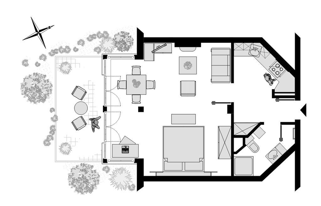 Atelier-Appartement Ambienta Im Zentrum Von Бінц Екстер'єр фото